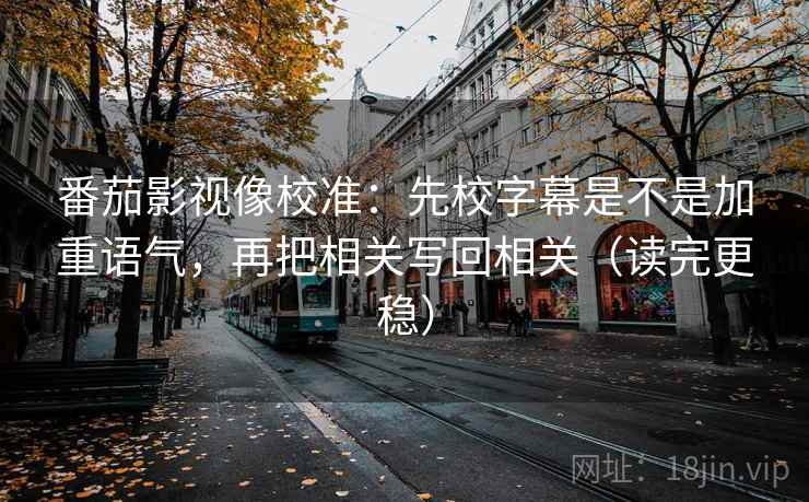番茄影视像校准：先校字幕是不是加重语气，再把相关写回相关（读完更稳）
